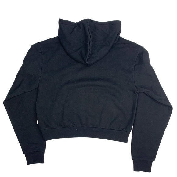 Vans Full Patch Cropped Hoodie Black Extra Small - Picture 3 of 3